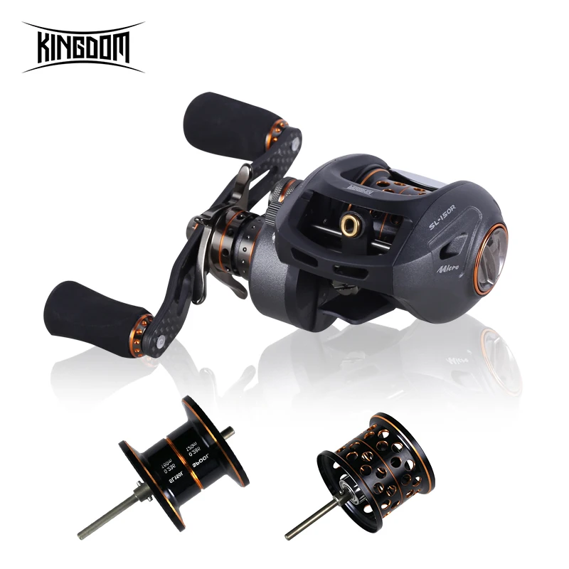 Reino 2019 carrete de pesca de alta calidad doble carrete 6,51 carrete de alta velocidad ultraligero 12 + 1 rodamientos de bolas pesca