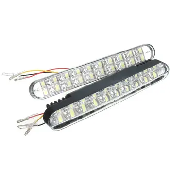 

2x 30 Led DRL Super bright DC 12V car day driving light turn signal lamp spotlight