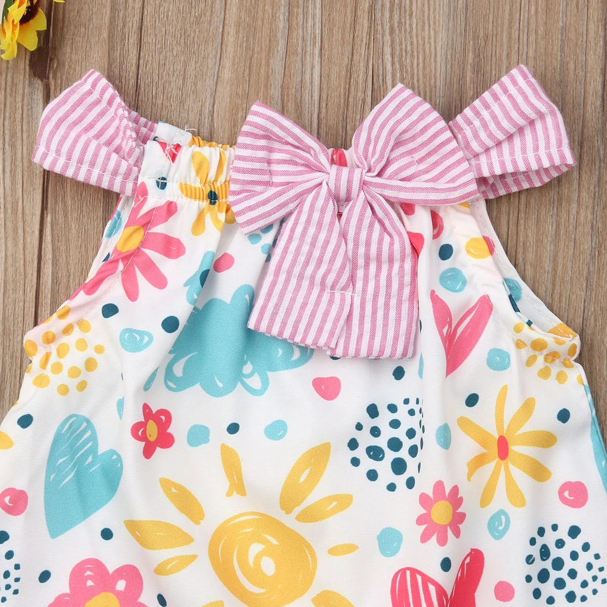 Emmababy 2019 Новое поступление топ для новорожденных девочек без рукавов хлопковое