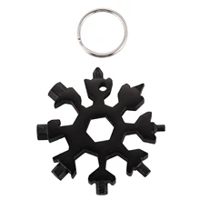 

Multi-tool card combination Compact portable outdoor products Snowflake tool card