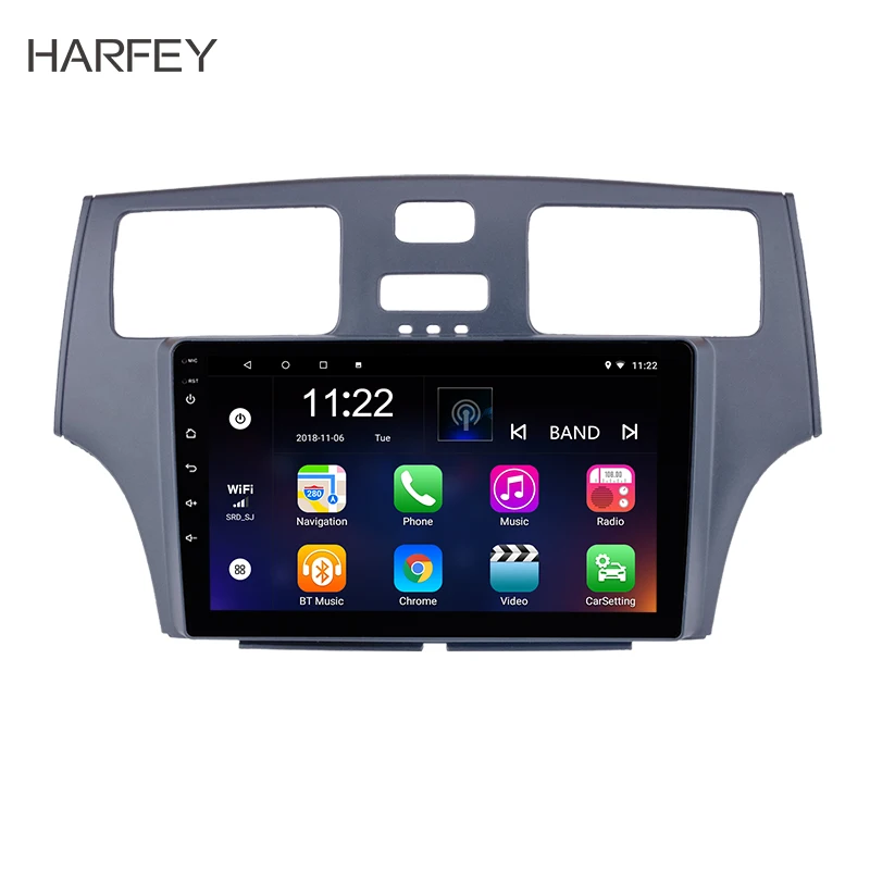 

Harfey Car Multimedia player For 2001 2002 2003 2004 2005 Lexus Android 8.1 9" Bluetooth Wifi HD 1024*600 Touch Screen GPS Navi