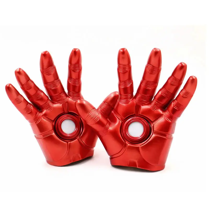 

Iron Man Mark 3 Gloves with LED Light PVC Action Figure Palm Toy Marvel Avengers Action Figure Toys Collectible Models for Kids