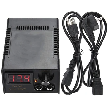 

Professional Digital Tattoo Machine Power Supply LCD Tattoo Gun Power With Cable Permanent Makeup Tattooo Power Supply 6