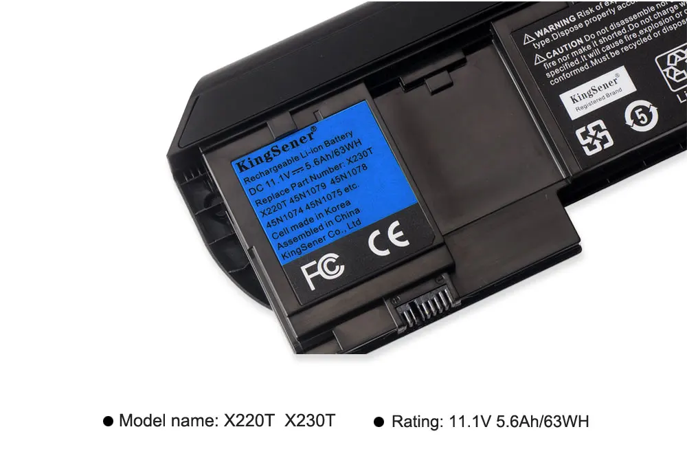 6 ячеечный аккумулятор KingSener для ноутбука Lenovo ThinkPad X230T X230 Tablet 0A36317 45N1079 45N1077 45N1074 45N1075