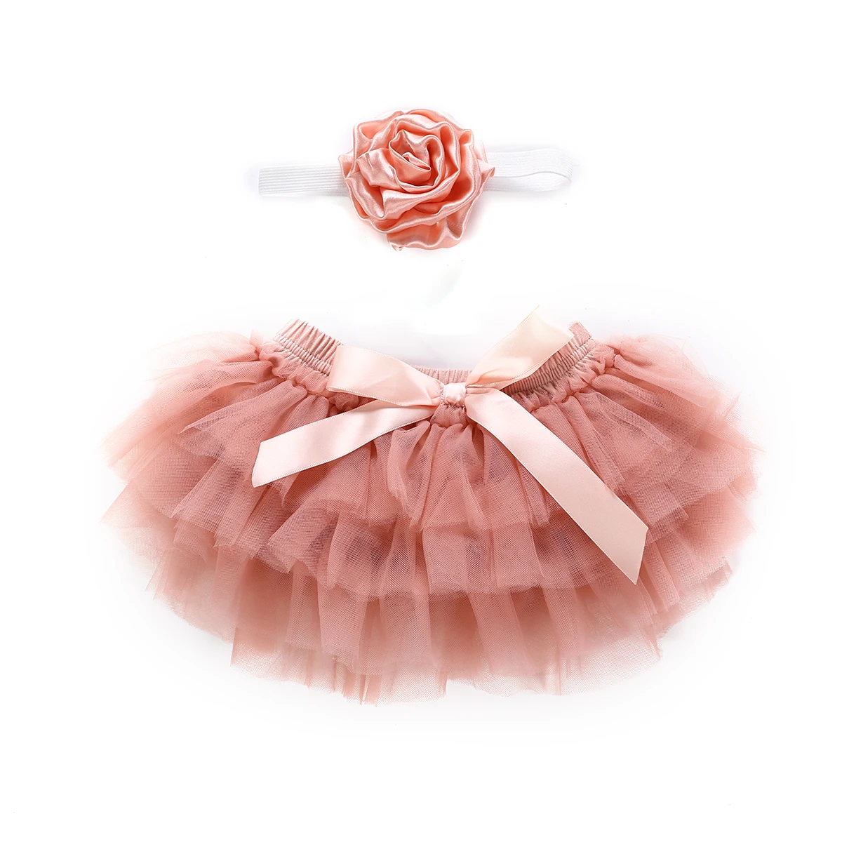 

2019 Newest Style Newborn Toddler Baby Girls Layer Ballet Dance Panties Tutu Skirt Princess Girl Bow Skirts+Headaband Clothes