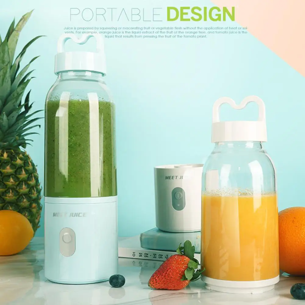 

Adoolla 500ML Home Mini Portable USB Charging Electric Juicer for Fruit Juice