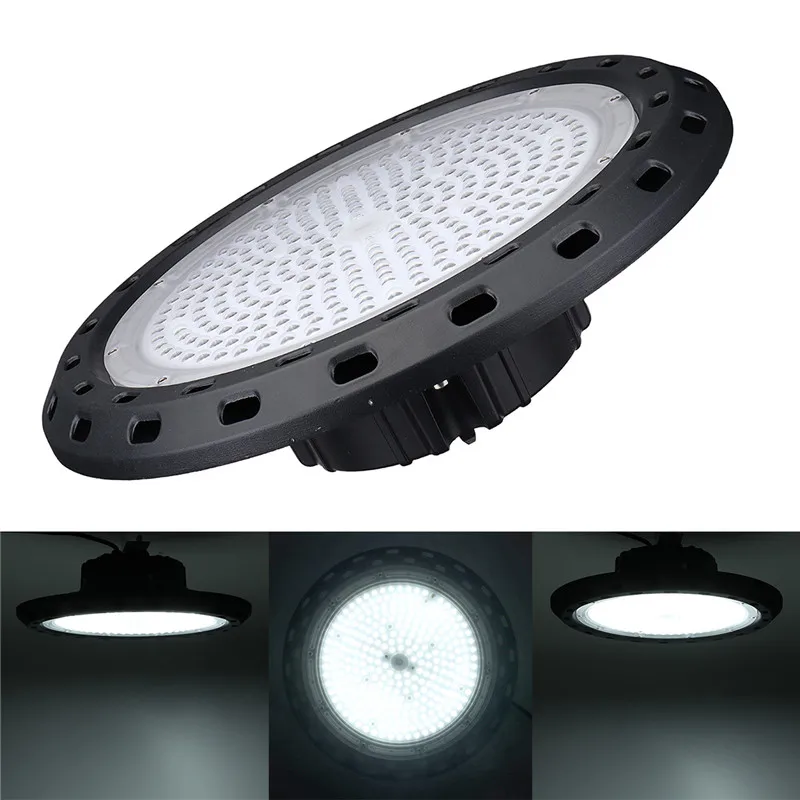 

High Lumen Power LED High Bay Light Lamp 100W/200W Led Industry Light Bulb Aluminum AC100-265v for Warehouse Factory Lighting