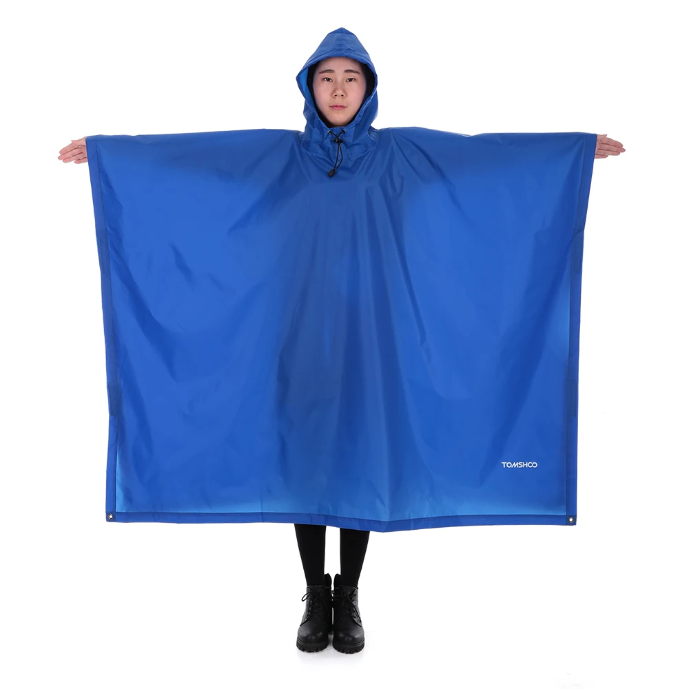 Rain Poncho Adult Unisex One Size Fits All Lightweight Rain