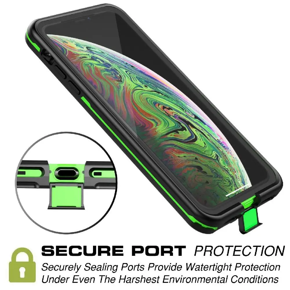 Группа вертикальный для Apple iPhone X Xs Max водонепроницаемый чехол крышка Встроенный
