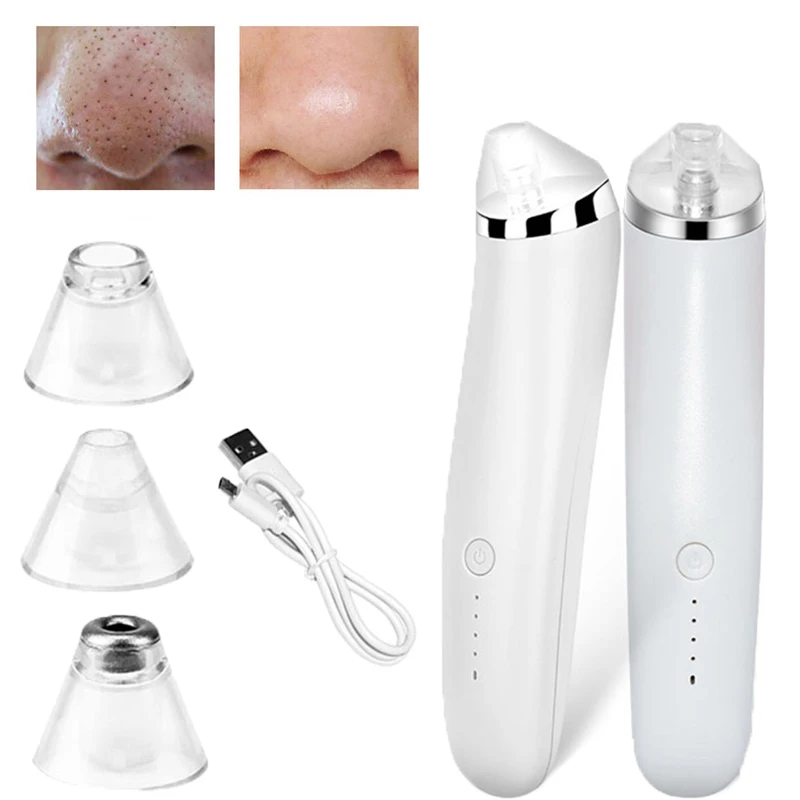 

Electic Blackhead Remover Vacuum Skin Deep Pore Cleaner Acne Pimple Remover Tool Facial Diamond Dermabrasion Machine Face Clean