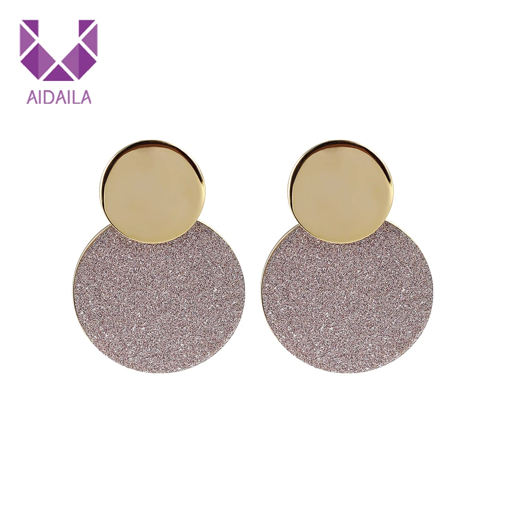 

Statement Earrings with Bling Bling Glitter Material Earrings Dangle Drop Statement 2019 New Fashion Design Gifts