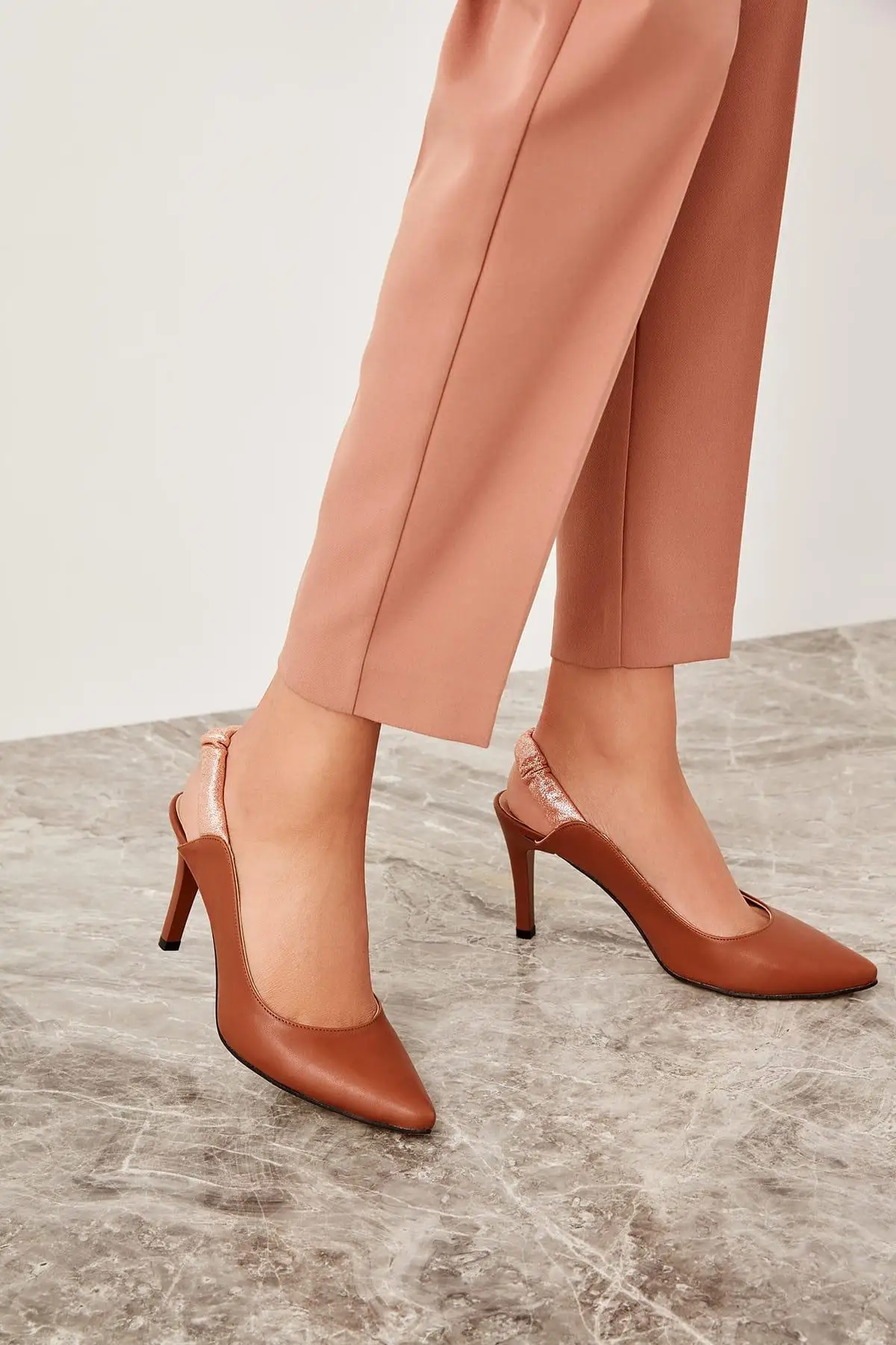 Trendyol Tan женские туфли на каблуке TAKSS19GA0022|Туфли| |