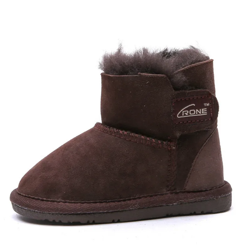 

CRONE Top Quality Winter Girls Shoes Toddler Australia Snow Boots Keep Warm Snowboots Kids Boy Girls Fur Boots Waterproof Child