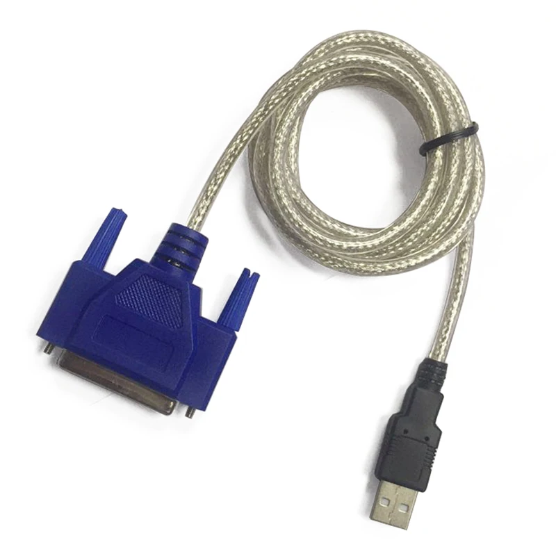 6 Ft USB to IEEE 1284 DB25 Parallel Printer Scanner Data Cable 6 Ft USB to IEEE 1284 DB25 Parallel Printer Scanner Data Cable