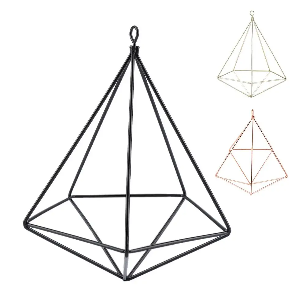 

Freestanding Hanging Geometric Plant Stand Flower Hanger Moss Fern Plant Pot Decor Garden Supplies