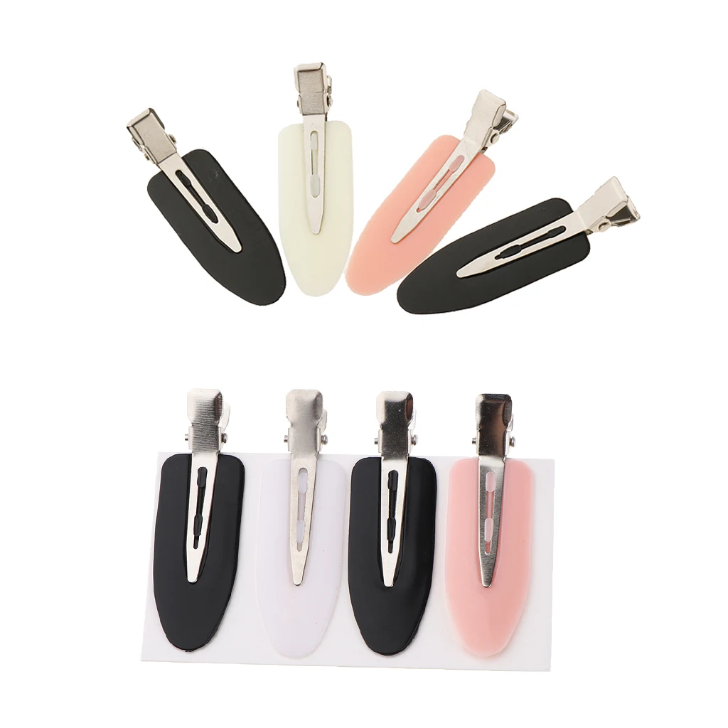 

Perfeclan 8Pcs Mixed Color Hair Clip Seamless, No Bend, No Mark Hair Pin Curl Clips