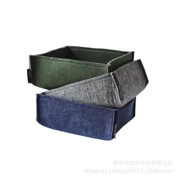 

Laundry Basket Nordic Felt Storage Basket Felt Storage Hamper household organizer Living Room Toy Clothes Storage Basket