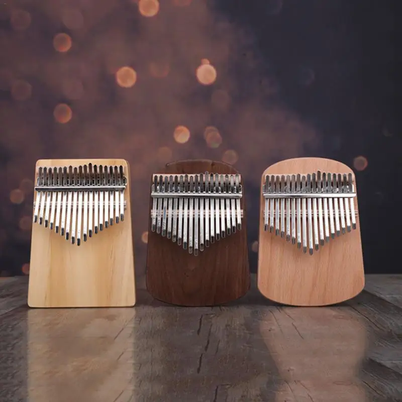 17 клавиш Kalimba Mbira DIY Набор береза/грецкий орех/бук твердая древесина палец пальцы