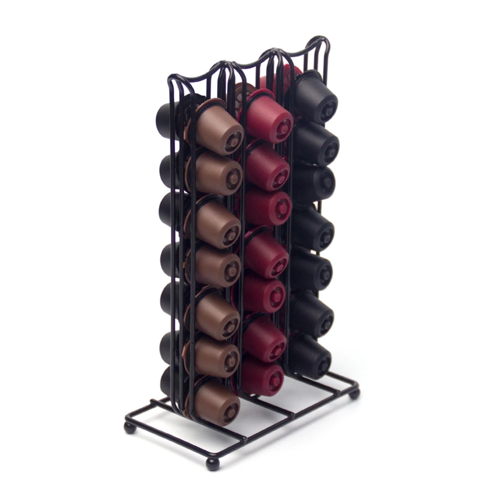  Pod Espresso Storage Rack Coffee Capsule Holders Iron Stand Organizer Dispenser Non Slip Home Filte