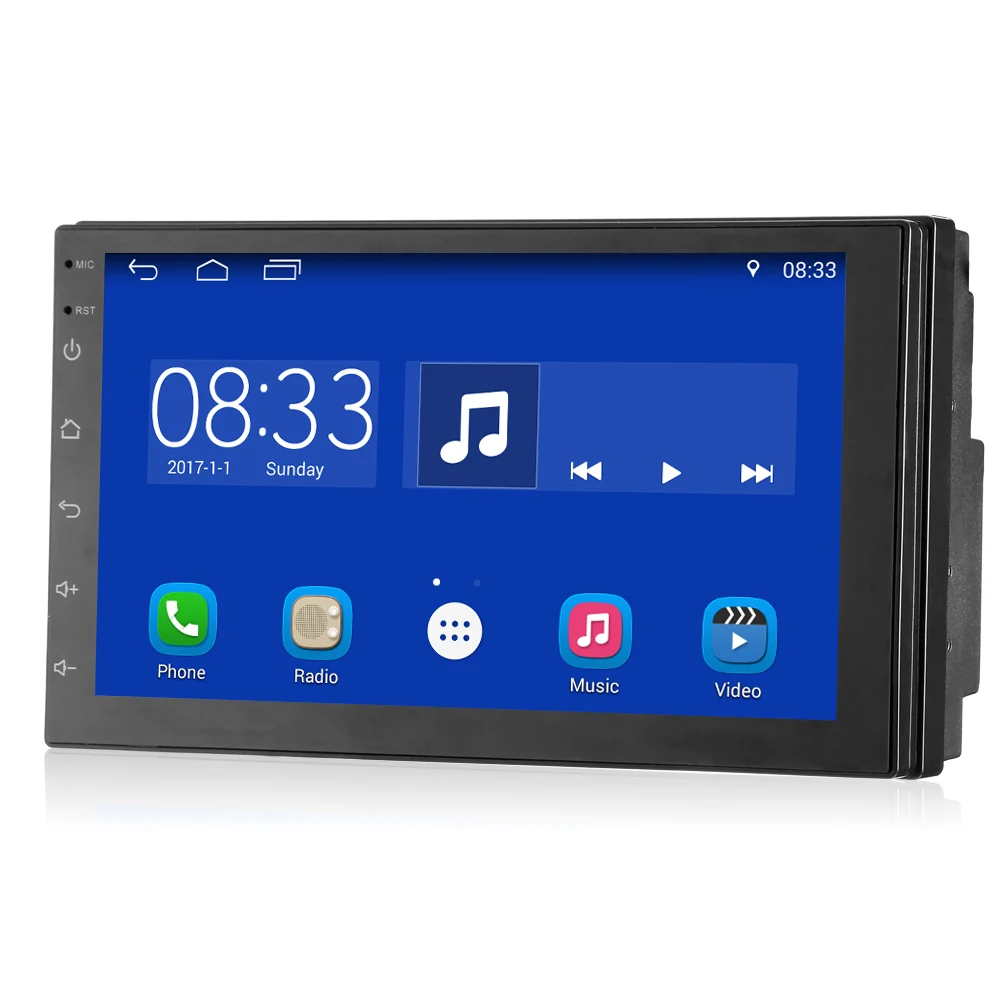 Автомобильный мультимедийный плеер 7 дюймов Android 1 Bluetooth 4 0 FM/AM тюнер GPS навигация Wi