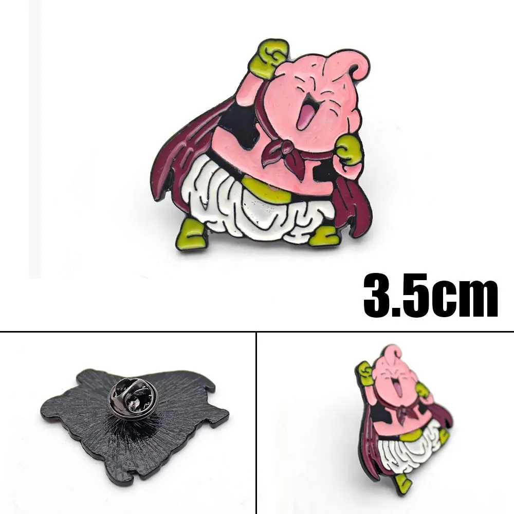 Аниме Dragon Ball Z значок булавка Majin Buu металлическая жесткая эмаль брошка на лацканы