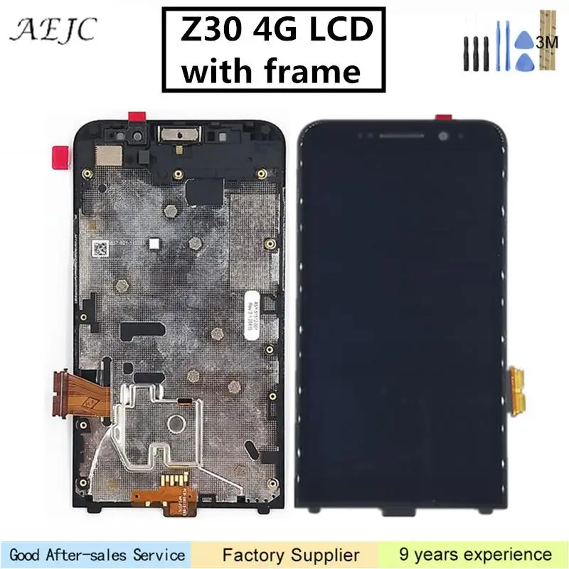 5 0 &quotдля Blackberry Z30 4G ЖК дисплей с сенсорным экраном рамкой дигитайзер сборка для LCD