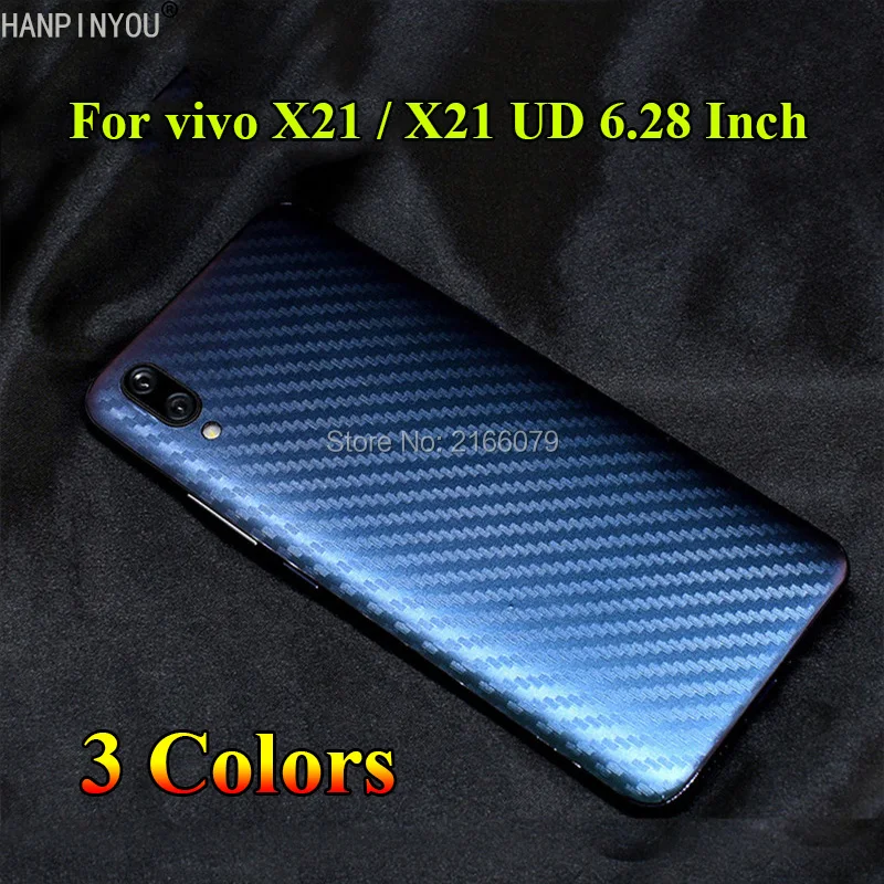 ДЛЯ vivo X21 UD X21UD 6 28 &quot3D градиентная задняя крышка из углеродного волокна наклейка