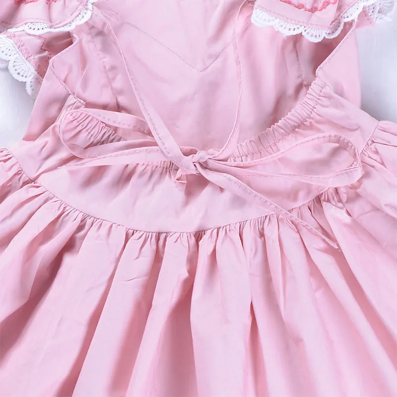 Cute Baby Girls Dress Lace Floral Party Dress Solid Ruffles Sleeveless Sundress Girls Summer Clothing Baby Dresses Cute Baby Girls Dress Lace Floral Party Dress Solid Ruffles Sleeveless Sundress Girls Summer Clothing Baby Dresses