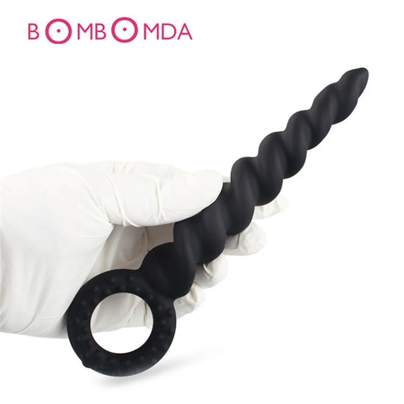 Screw Thread Anal Plug Beads Dildo Adults Masturbation G-Spot Stimulate Butt Massage Erotic Products Sex Toys for Women Men | Красота и