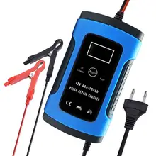 Full Automatic Car font b Battery b font Charger 110V 220V To 12V 6A LCD Smart