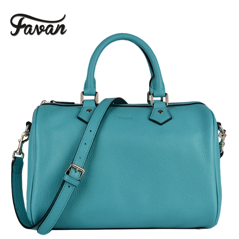 

Women Genuine Leather Handbag Designer High Quality Cross Handle Tote Female Solid soft Shoulder Bag