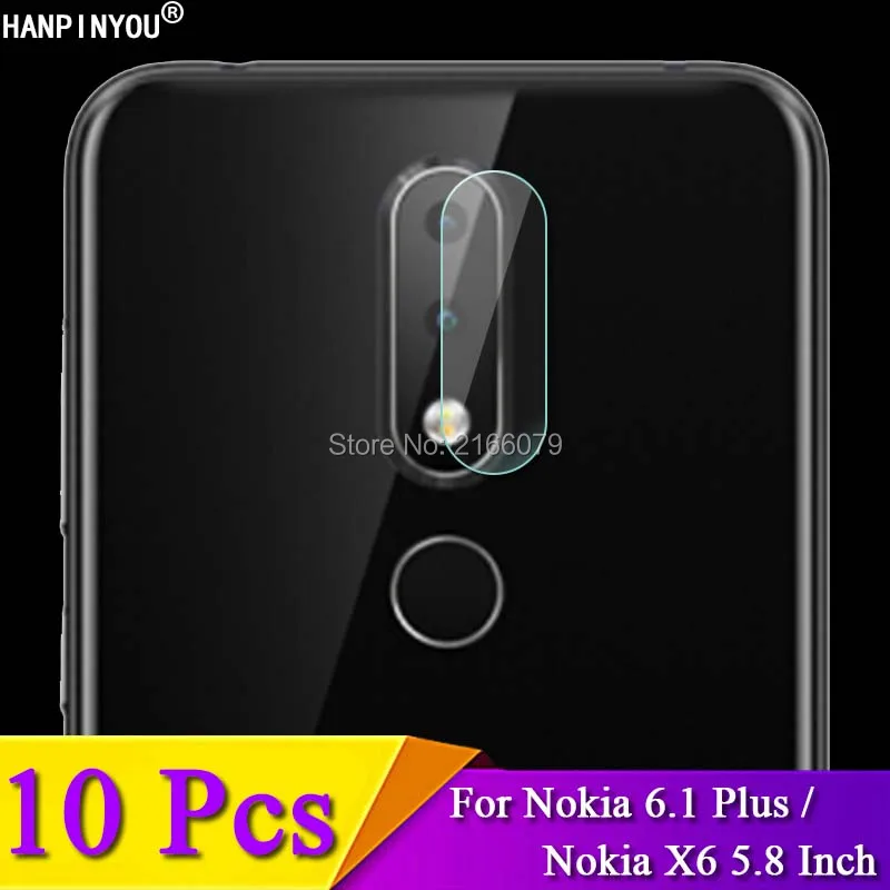 10 шт./лот для Nokia 6 1 Plus plus / X6 TA 1103 5 8 дюйма защитный чехол объектива камеры заднего