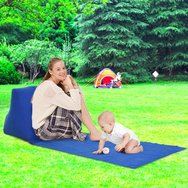 نفخ كراسي الشاطئ حصيرة لينة الشاطئ مثلث وسادة PVC التخييم الترفيه وسادة للظهر وسادة كرسي مقعد طوي التخييم حصيرة نفخ كراسي الشاطئ حصيرة لينة الشاطئ مثلث وسادة PVC التخييم الترفيه وسادة للظهر وسادة كرسي مقعد طوي التخييم حصيرة