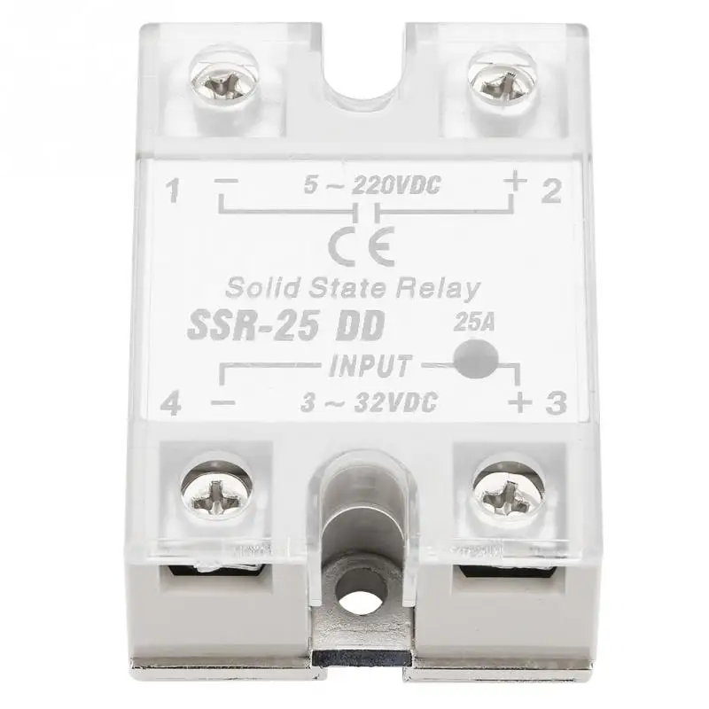 SSR 25 DD 25A 5 220 В постоянного тока твердотельное реле для промышленного процесса