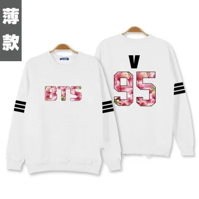 BTS Bulletproof Youth League 2015 Return to the album Nianhua around the same paragraph pullover thin, thick men and women shirt BTS Bulletproof Youth League 2015 Return to the album Nianhua around the same paragraph pullover thin, thick men and women shirt