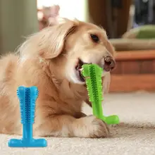Dog Toothbrush Pet Chew Toy Stick Dental Care Massage Brush Interactive Training Activities Toy All-round Cleaning Toothbrush