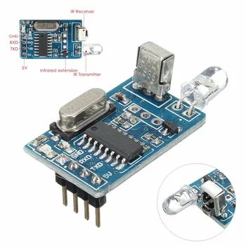 

LEORY Wireless Transmitter Receiver Module IR Infrared Remote Decoder Encoding Integrated Circuits Modules Boards DIY