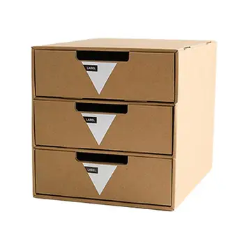 

Japanese Type Paper Desktop Storage Box Drawer Type Office Desk Creative DIY Desktop File Storage Box