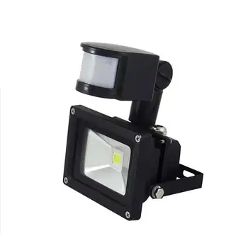 

LED Flood Light 10W 20W PIR Infrared Body Motion Sensor Floodlight Spotlight AC85-265V IP65 Waterproof Landscape Bulb Lamp