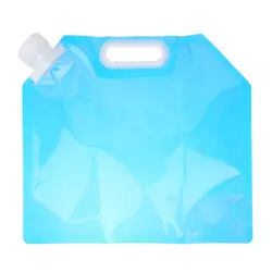 5 LOutdoor Портативный дорожная бутылочка для питья складная канистра для воды несущей Containter ведро синий