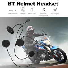 DK10 Беспроводная мотоциклетная гарнитура Bluetooth шлем наушники 10 м Интерком расстояние наушники Hands-free с микрофоном для мотора
