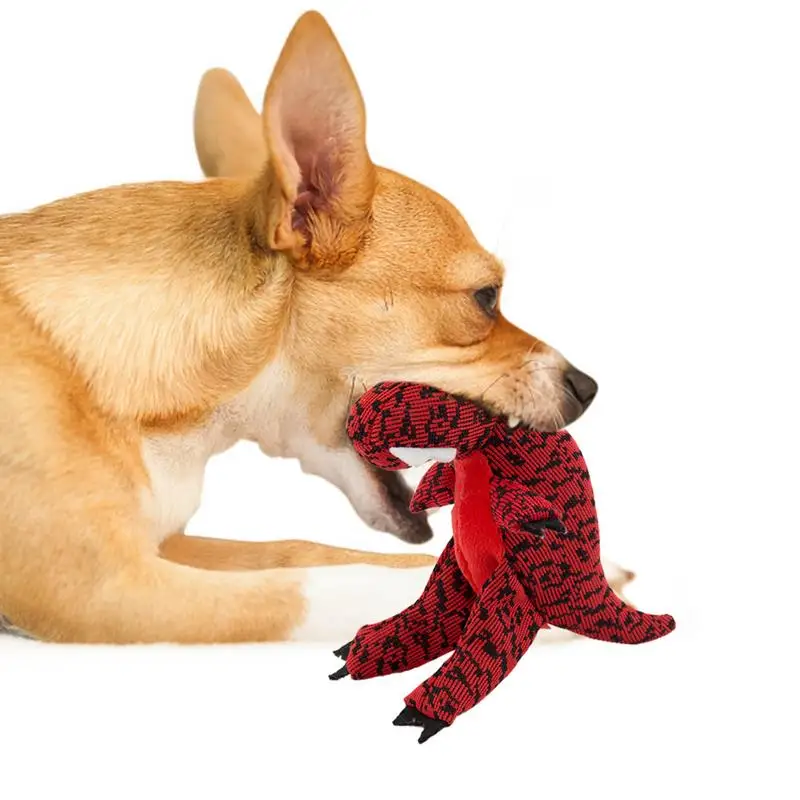 Домашние животные в форме динозавра Плюшевые жевательные молярные игрушки для собак Игрушки для щенка чистить зубы