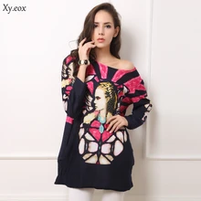 Осенняя Высококачественная мягкая кашемировая вязаная новая женская одежда большого размера толстый и тонкий Нижняя юбка с длинными рукавами