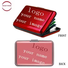 Изготовленный на заказ Rfid банковских и идентификационных анти-магнитных пакетов держатель для карт алюминиевый пластиковый большой емкости Чехол для карт наборы бумажник для визиток сумка