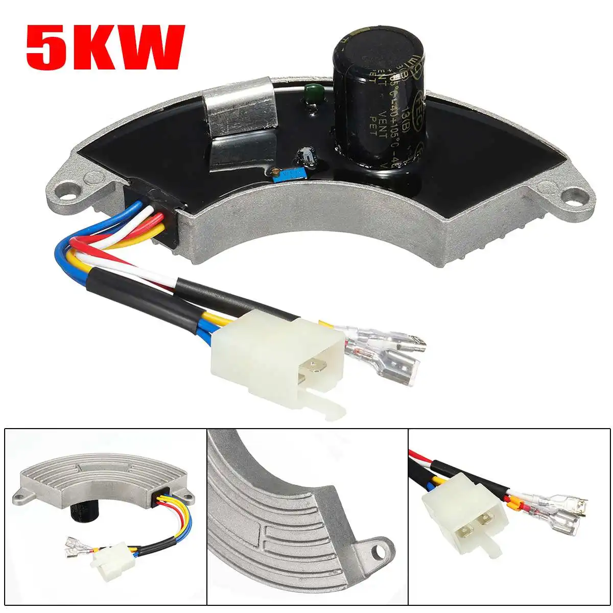 

Shockproof Voltage Regulator 5KW Automatic Voltage Regulator Gasoline Generator Power Supply For Gasoline Generator