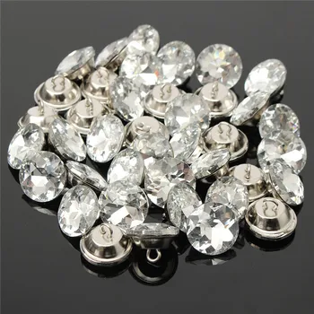 

50pcs Redbud Crystal Buttons Sofa Bed Wall 20mm Diamante Diamond Clear Upholstery Headboard Buttons DIY Decor Accessories