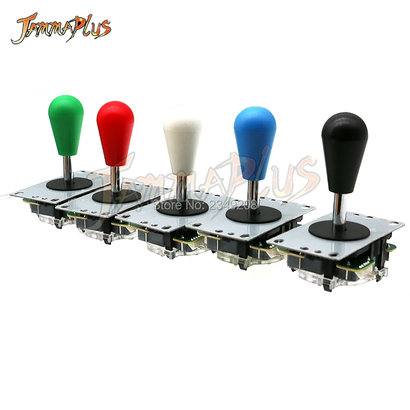 

2pcs Copy SANWA Joystick Arcade 5Pin Joystick With American Style Oval Ball Arcade Joystick DIY Parts