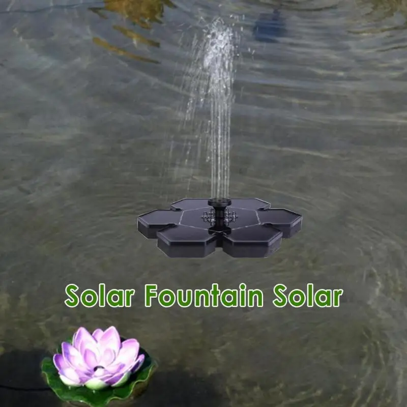 2,4 Вт Солнечный плавающий насос фонтан Солнечный сад искусственный пруд бассейн садовый завод Полив комплект насос на солнечной энергии