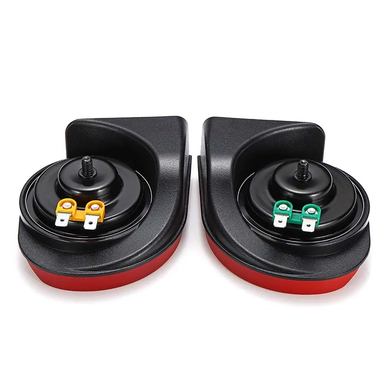  1 Pair 18 tone 12v Echos Horns 105dB Loud Car Auto Truck Vehicle Surround Dual Snail Horn Waterproo