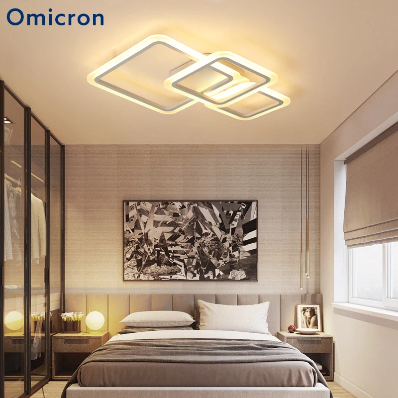 

Omicron Modern Led Simple Rings Chandelier Iron Home White Lighting For Living Room Dining Room Home Kitchen Lightings